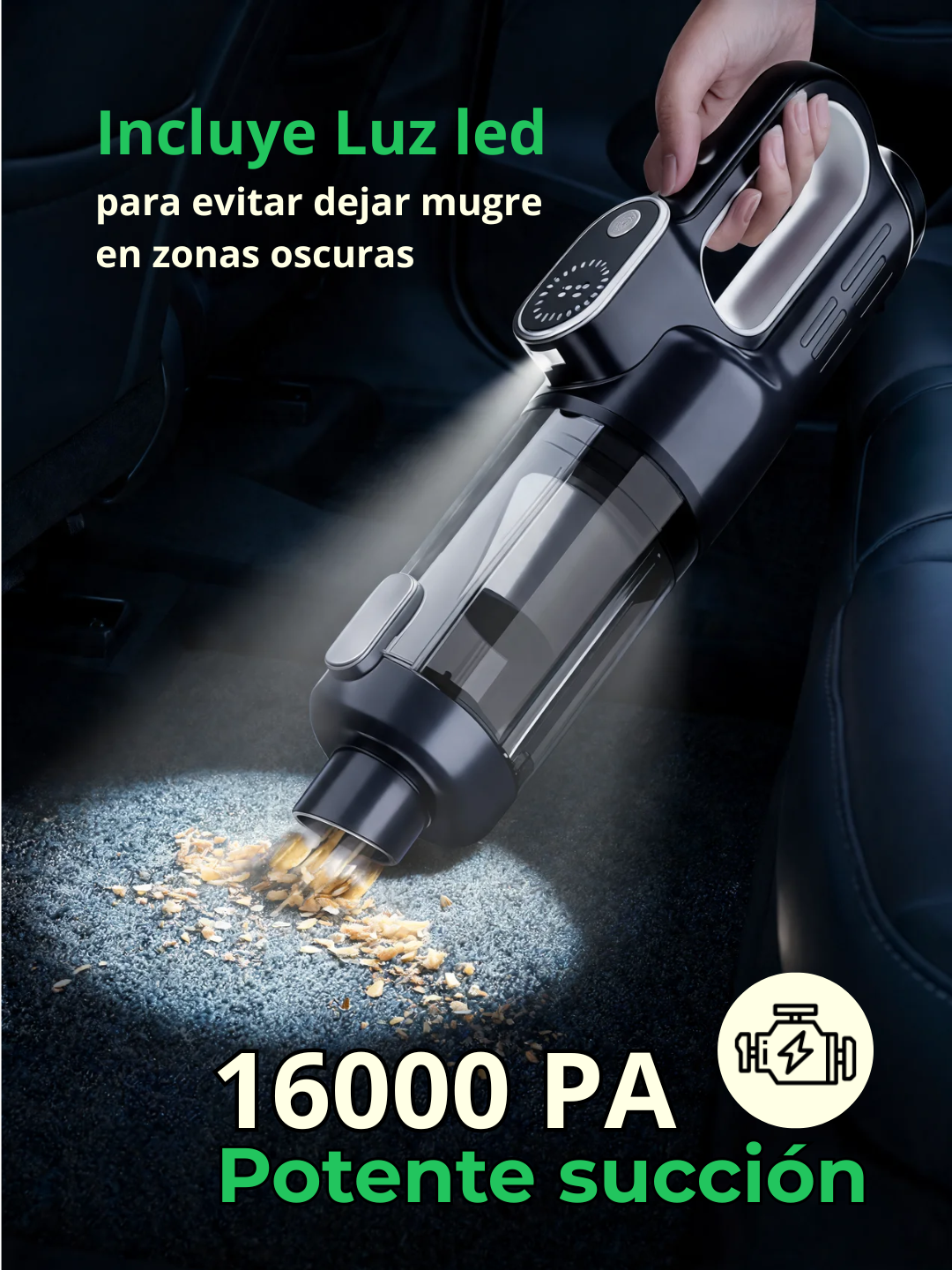 Aspiradora Inalámbrica Multifunción para Coche y Hogar - beleve max